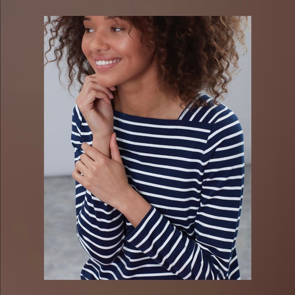 Joules nautical jersey top ⚓️⛴. NWTS 10 - Picture 3 of 9